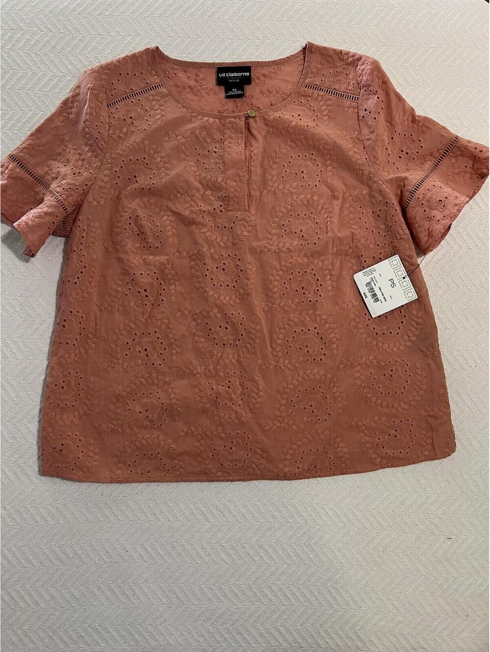 Liz Claiborne career petite small blouse top